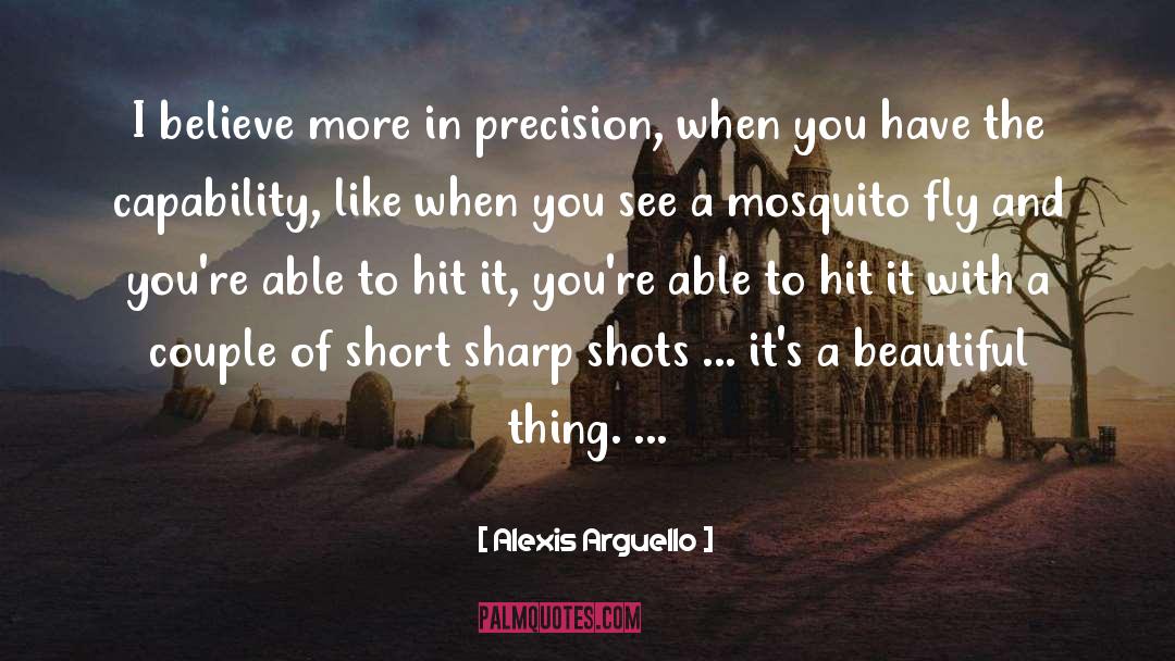 Mosquitoes quotes by Alexis Arguello