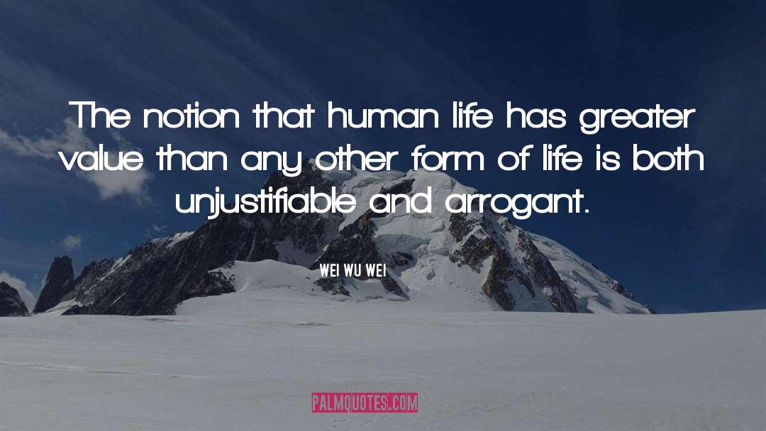 Most Arrogant quotes by Wei Wu Wei