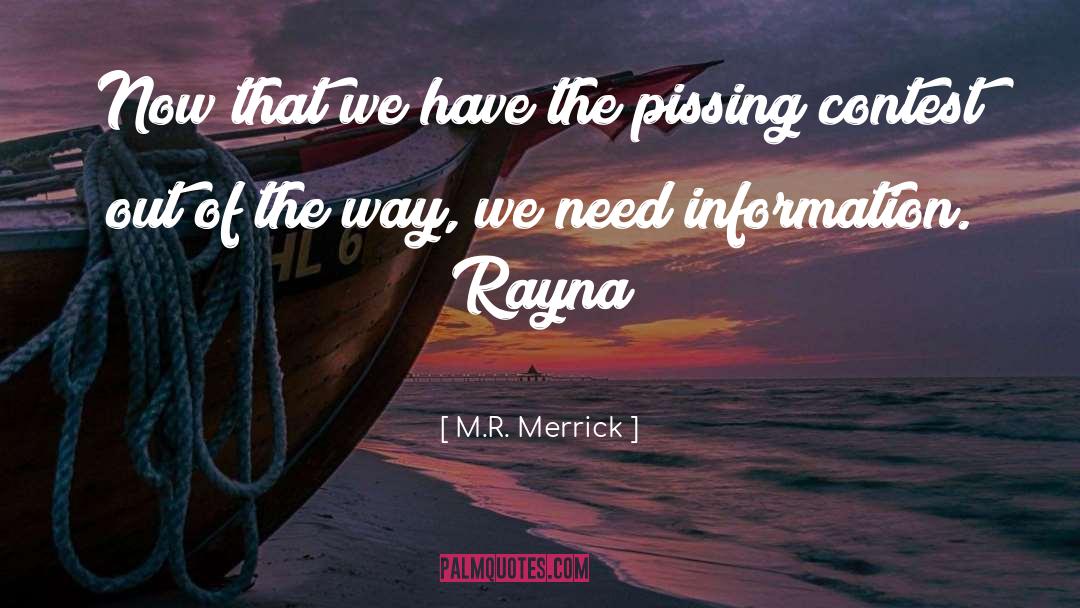 Most Badass quotes by M.R. Merrick