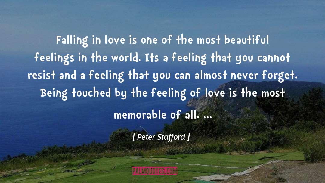 Most Beautiful And Meaningful quotes by Peter Stafford