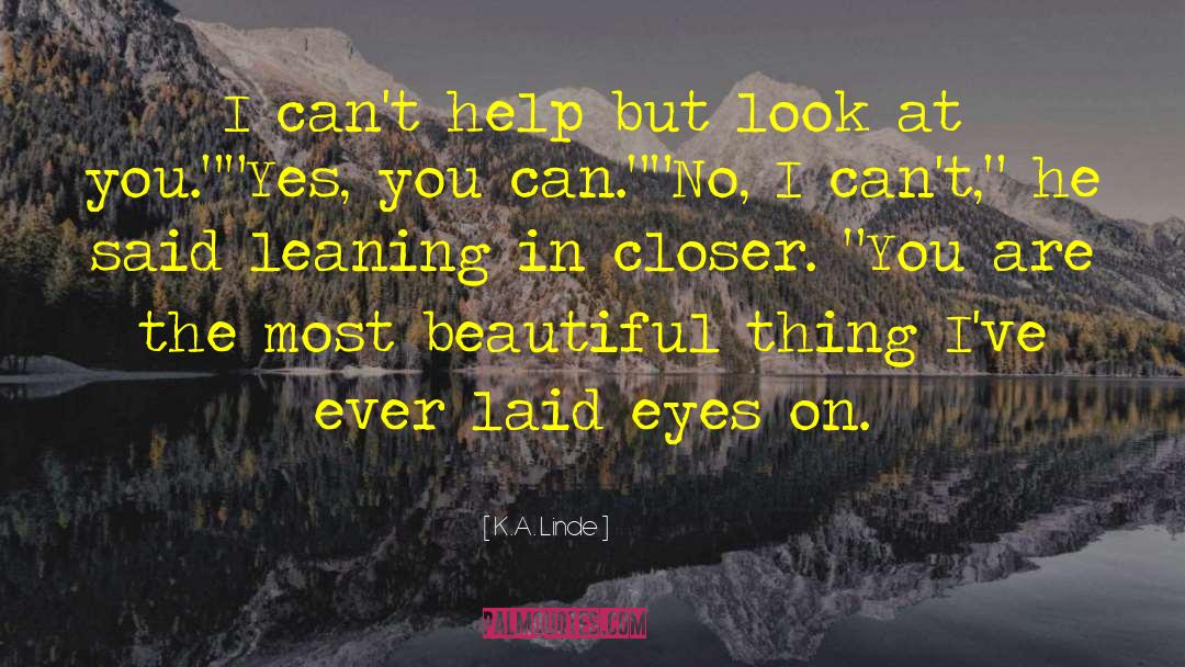 Most Beautiful Thing quotes by K.A. Linde