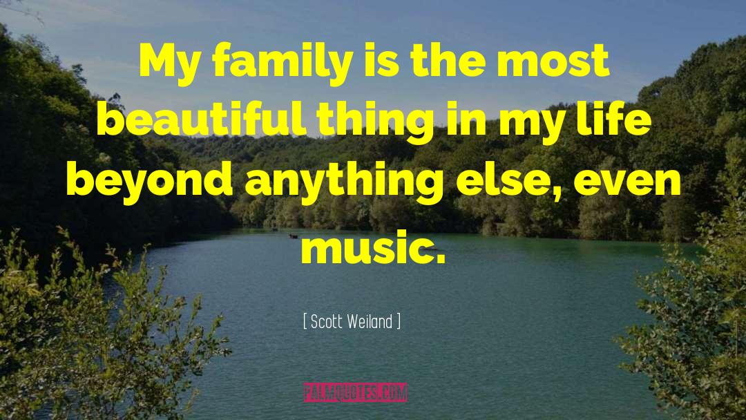 Most Beautiful Thing quotes by Scott Weiland