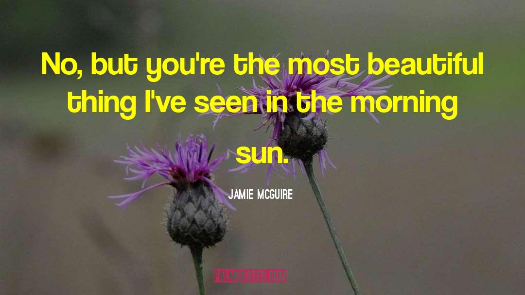 Most Beautiful Thing quotes by Jamie McGuire