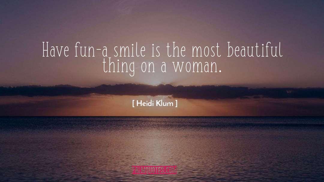 Most Beautiful Thing quotes by Heidi Klum