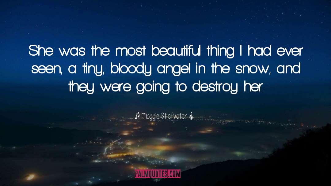 Most Beautiful Thing quotes by Maggie Stiefvater