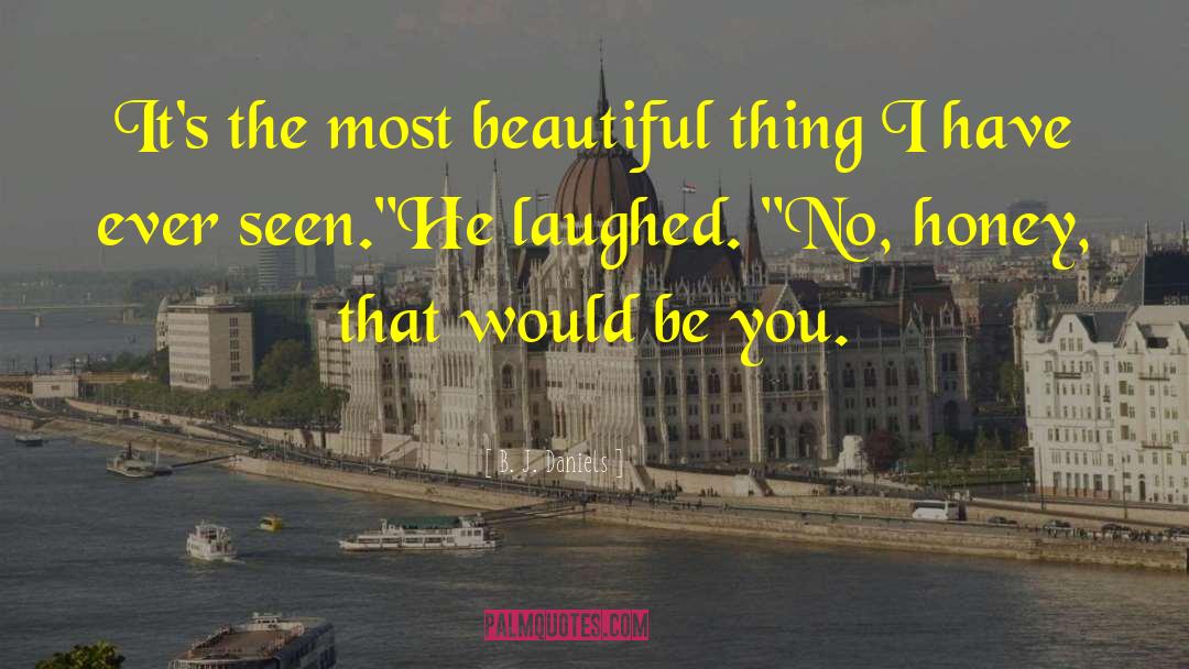 Most Beautiful Thing quotes by B. J. Daniels