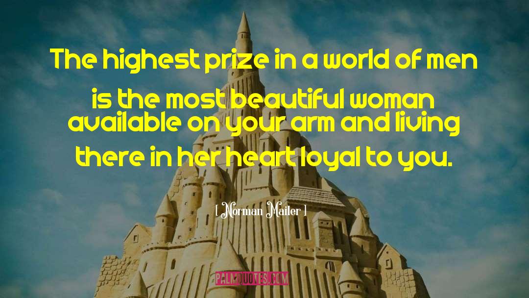 Most Beautiful Woman In Israel quotes by Norman Mailer