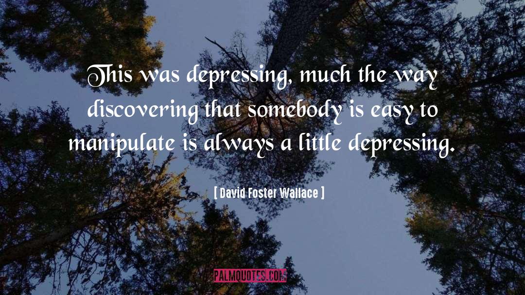 Most Depressing Celebrities quotes by David Foster Wallace