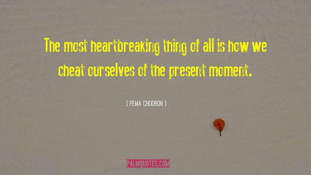 Most Heartbreaking quotes by Pema Chodron