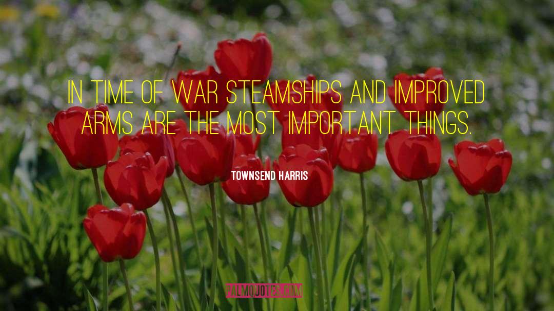 Most Important Things In Life quotes by Townsend Harris