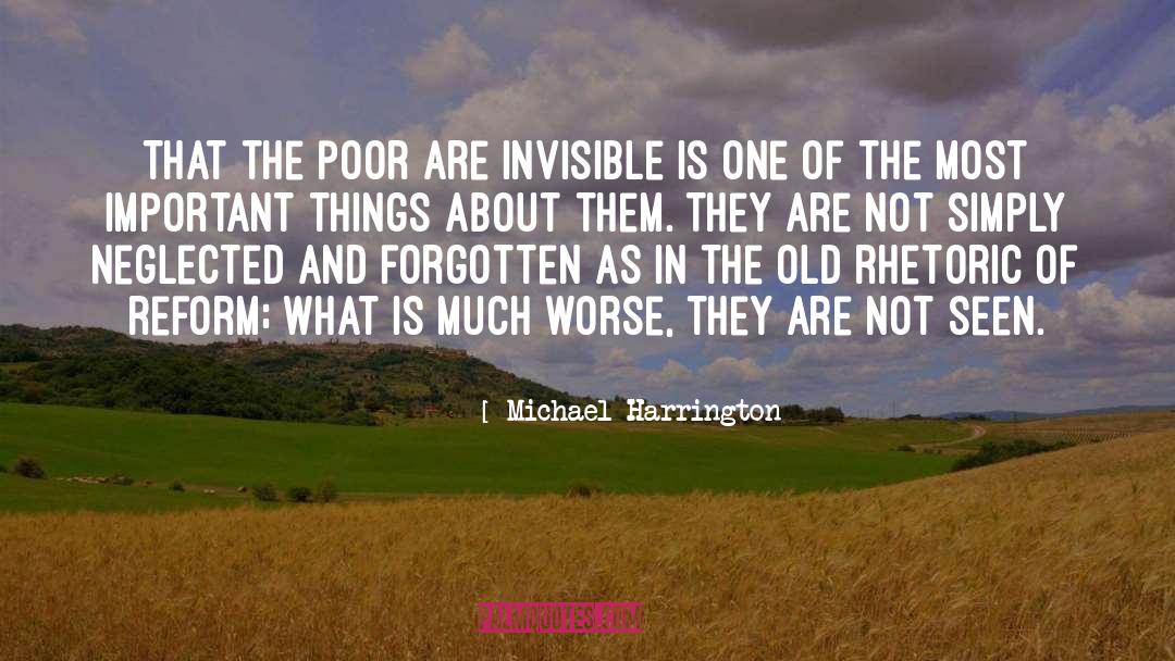 Most Important Things quotes by Michael Harrington