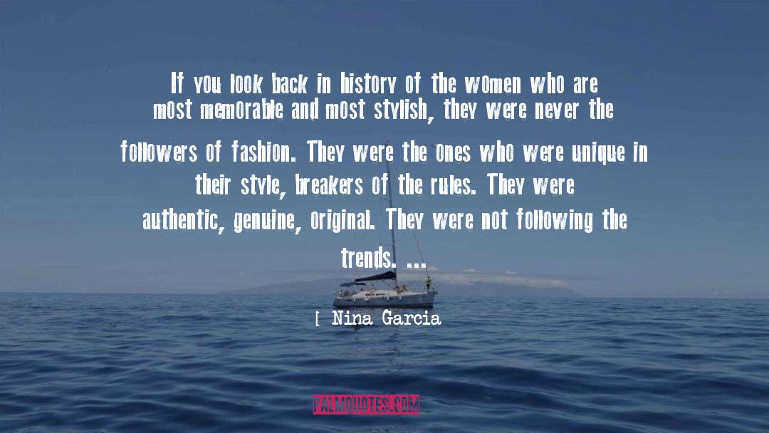 Most Memorable quotes by Nina Garcia