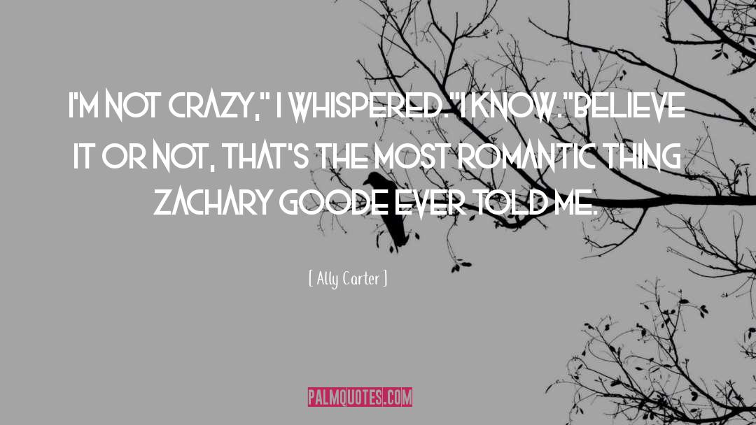 Most Romantic quotes by Ally Carter