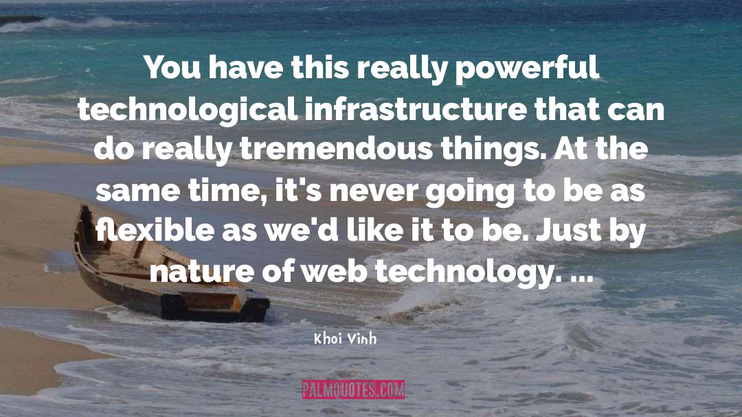 Most Tremendous quotes by Khoi Vinh