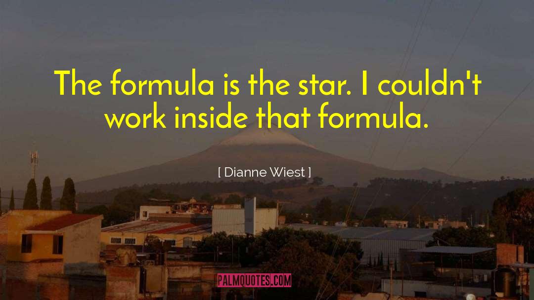 Mosteller Formula quotes by Dianne Wiest