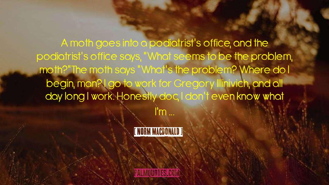 Moth Eaten quotes by Norm Macdonald
