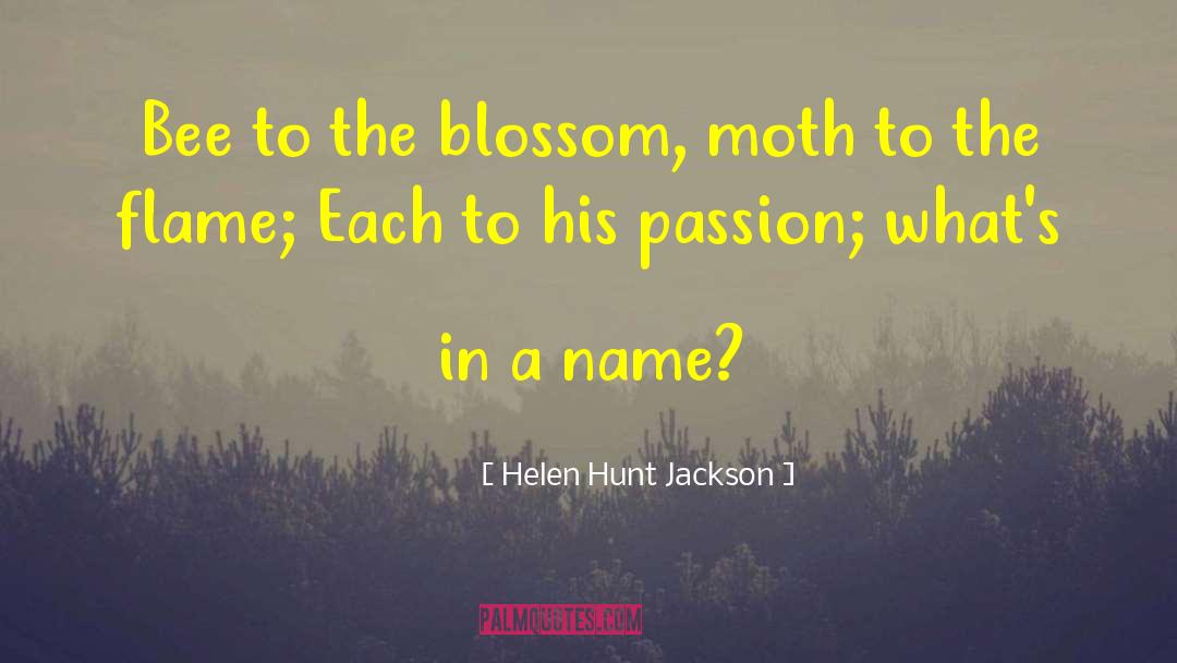 Moth To The Flame quotes by Helen Hunt Jackson