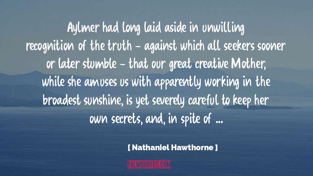 Mother And Child quotes by Nathaniel Hawthorne