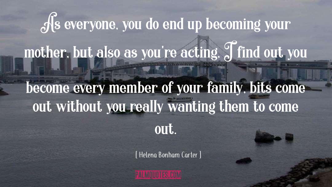 Mother Becoming Grandmother quotes by Helena Bonham Carter