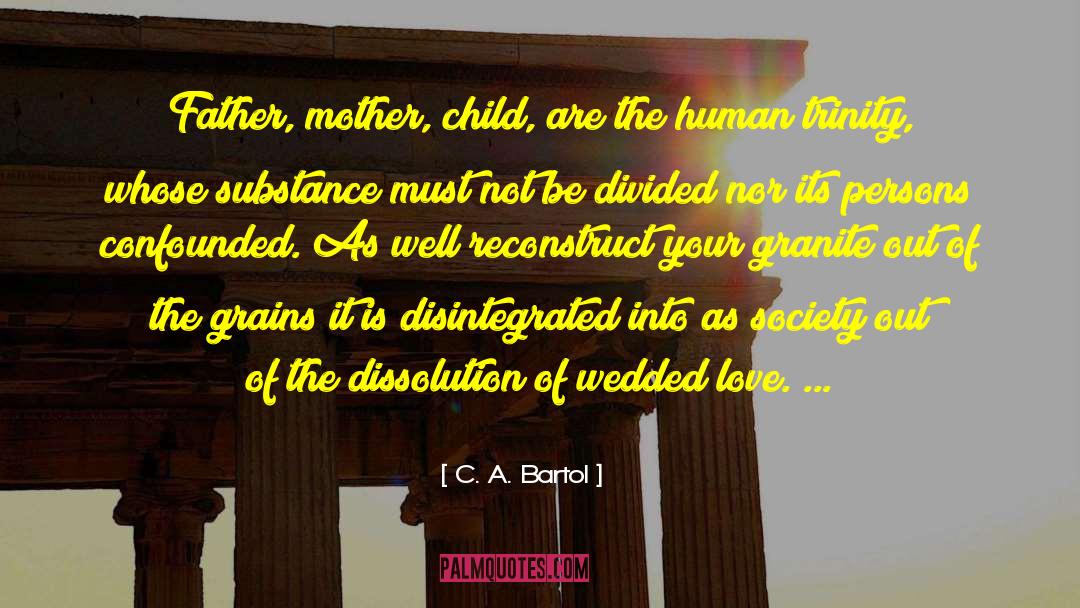 Mother Child quotes by C. A. Bartol