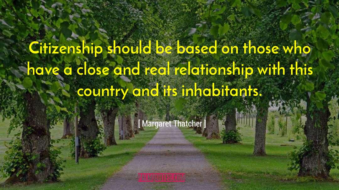 Mother Country quotes by Margaret Thatcher