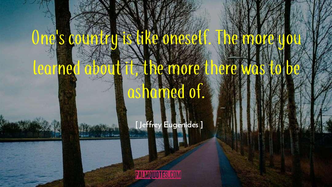 Mother Country quotes by Jeffrey Eugenides