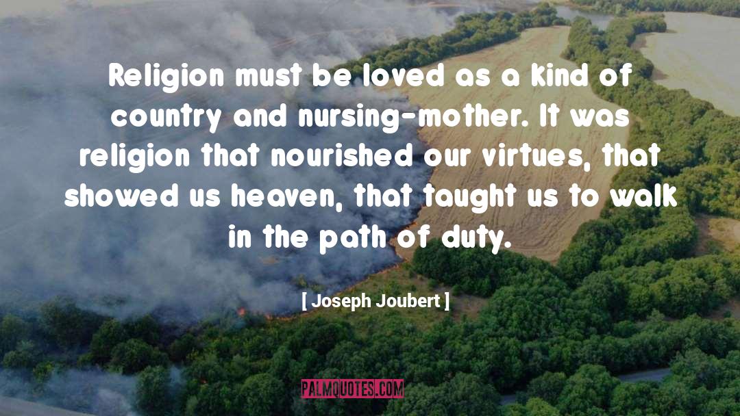 Mother Country quotes by Joseph Joubert