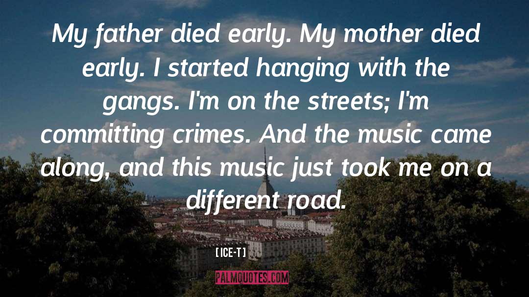 Mother Died quotes by Ice-T