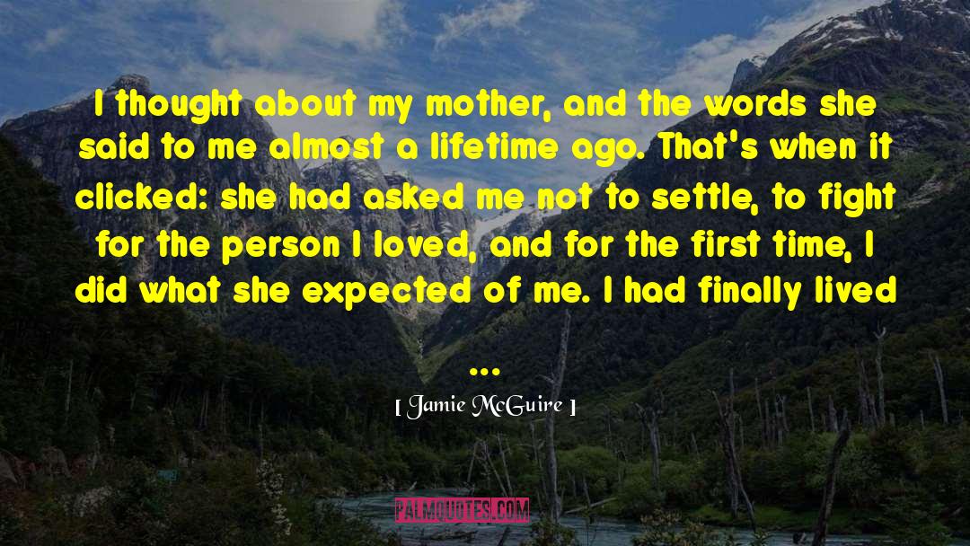 Mother Goddess quotes by Jamie McGuire