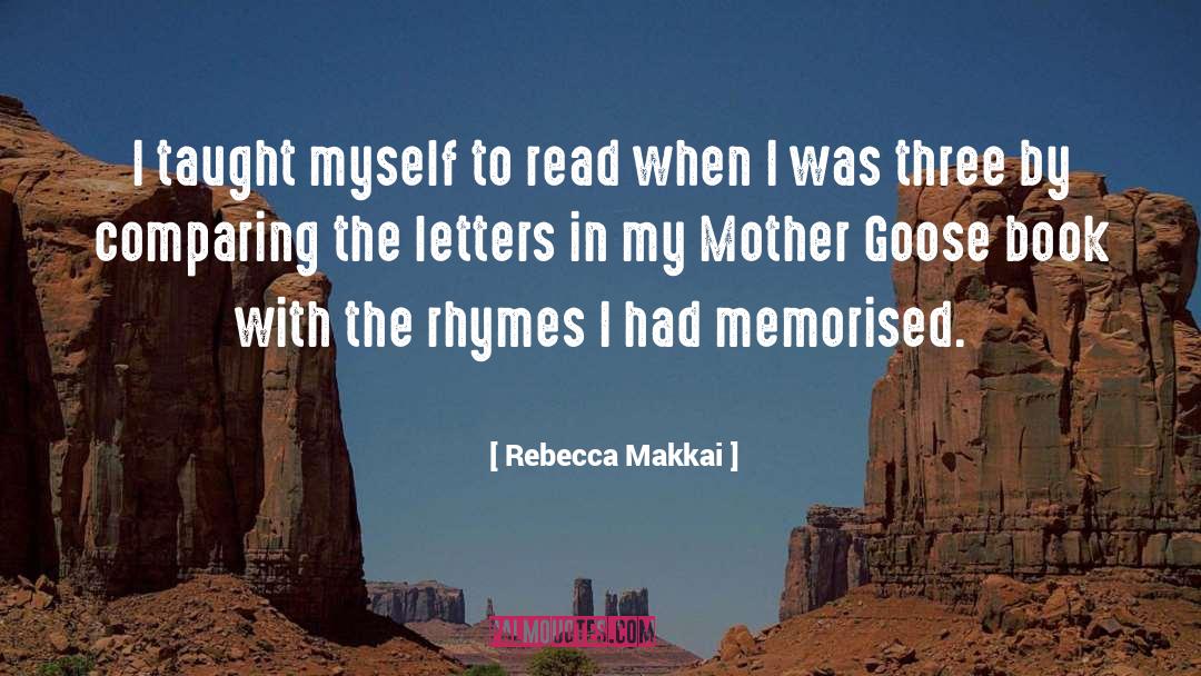 Mother Goose quotes by Rebecca Makkai