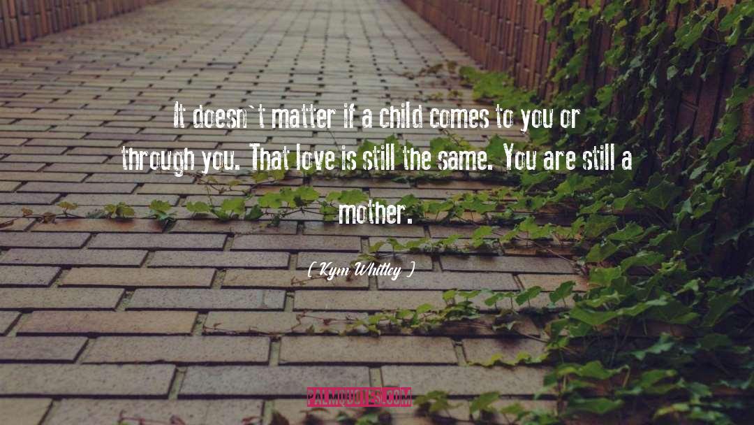 Mother Love quotes by Kym Whitley