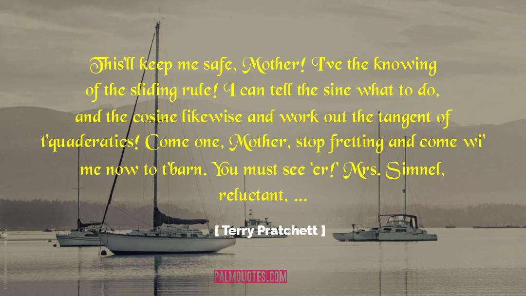 Mother Son Inspirational quotes by Terry Pratchett