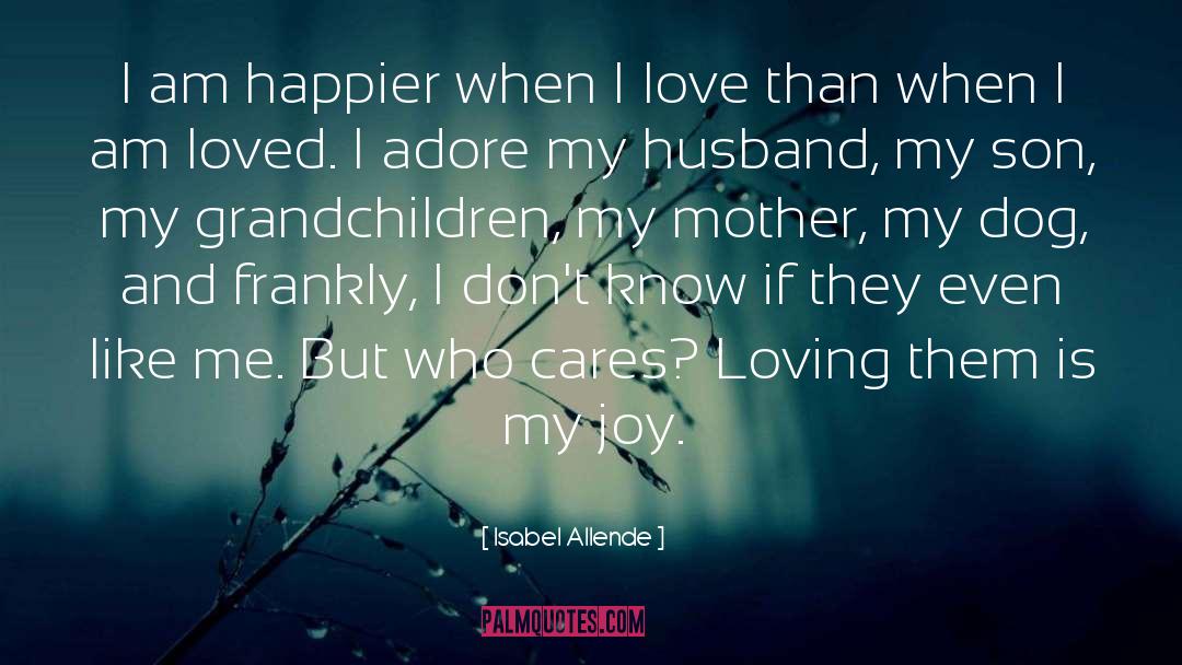 Mother Son quotes by Isabel Allende