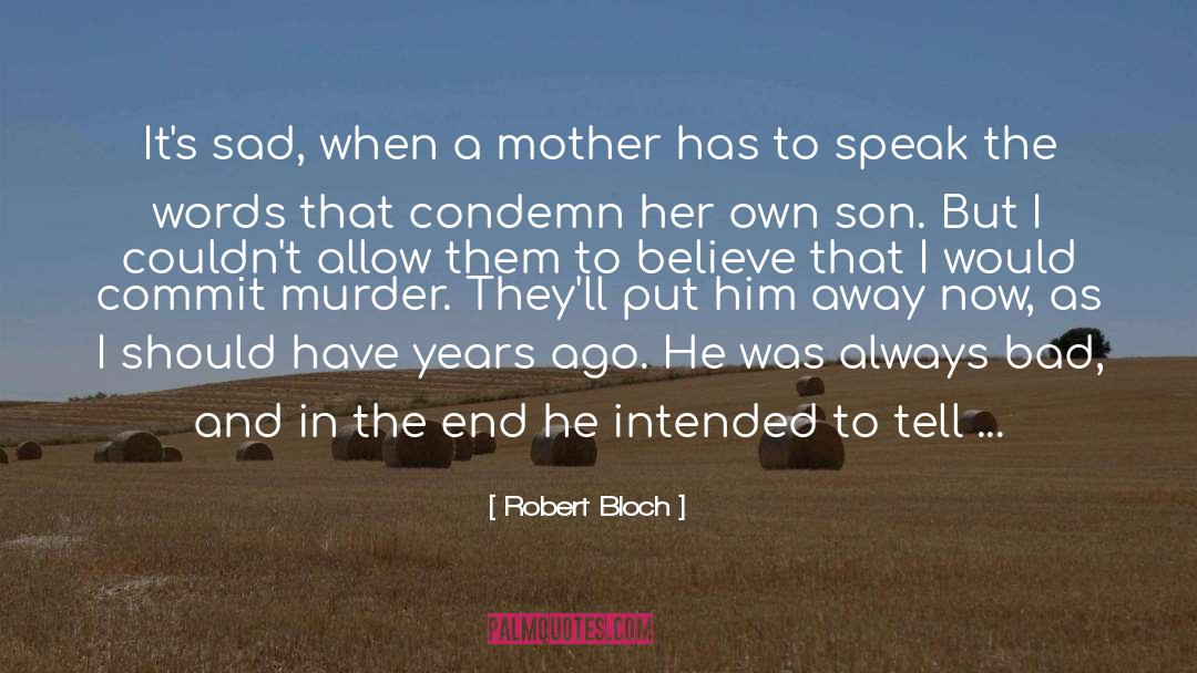 Mother To Son Poem quotes by Robert Bloch