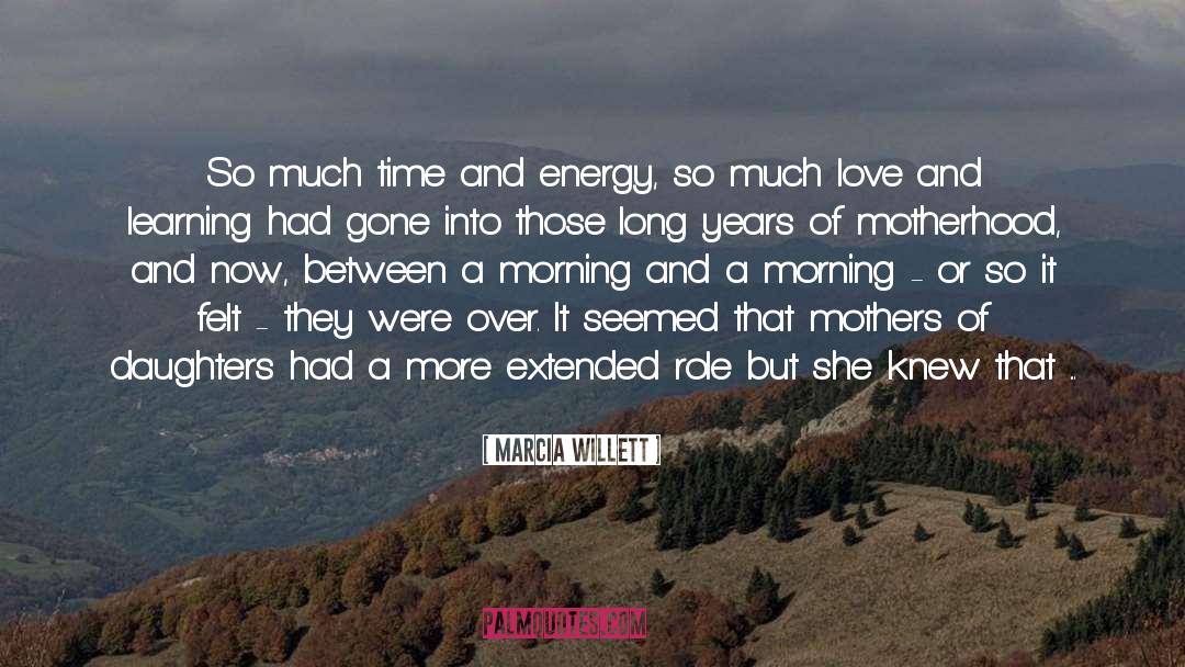 Motherhood quotes by Marcia Willett