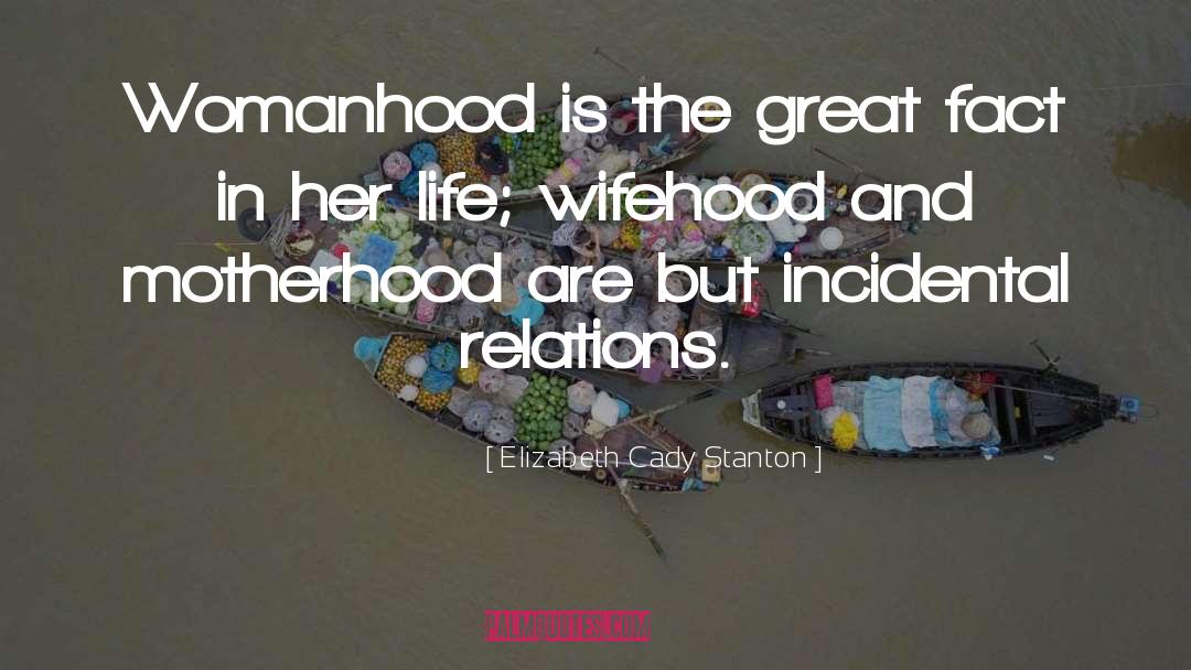 Motherhood quotes by Elizabeth Cady Stanton