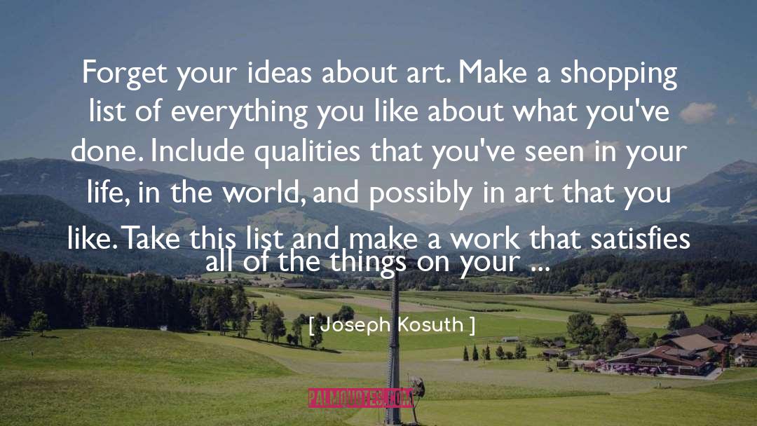 Motherwell Art quotes by Joseph Kosuth