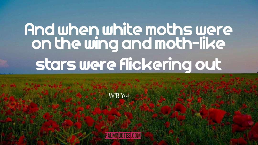 Moths quotes by W.B.Yeats