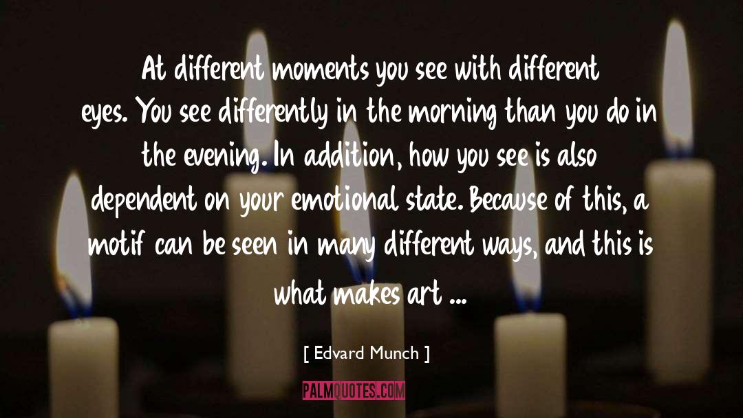 Motif quotes by Edvard Munch