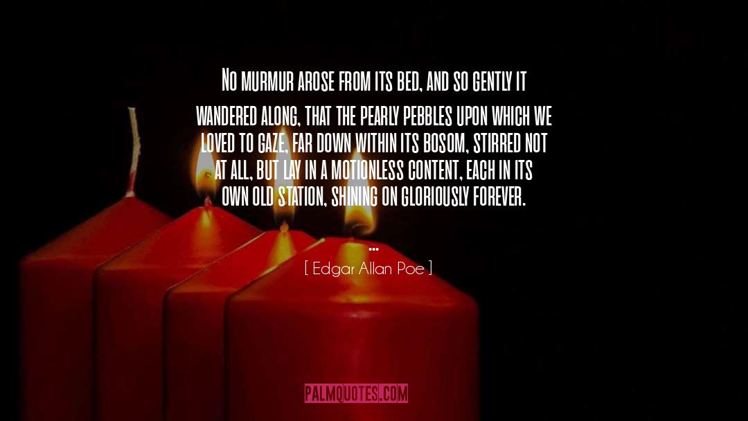 Motionless quotes by Edgar Allan Poe