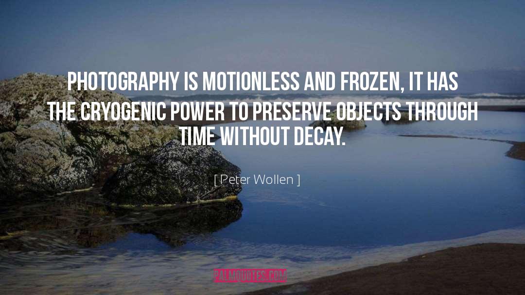 Motionless quotes by Peter Wollen