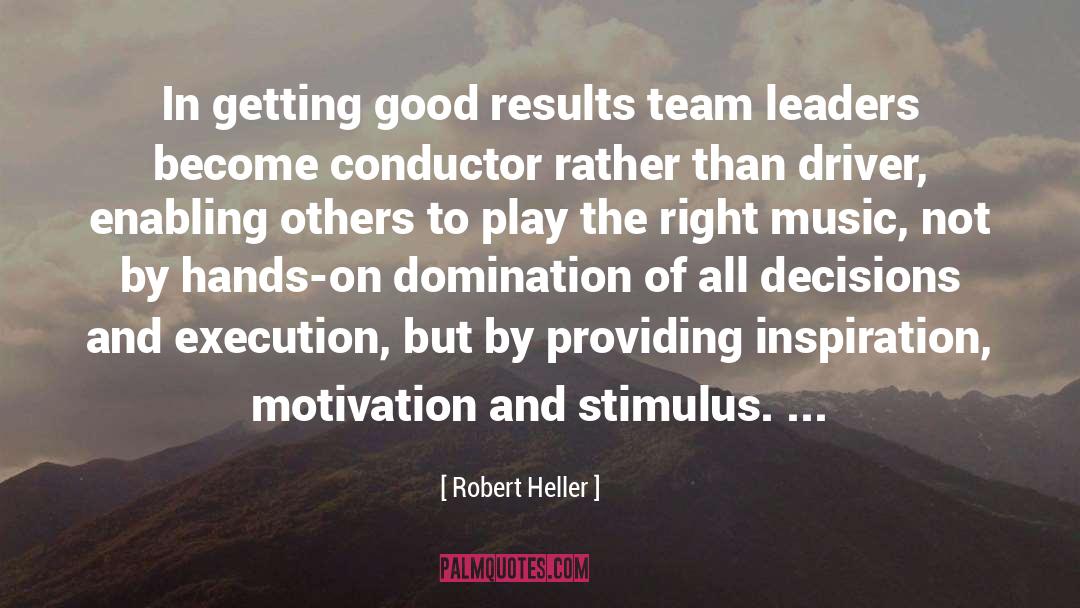 Motivation Coaching quotes by Robert Heller