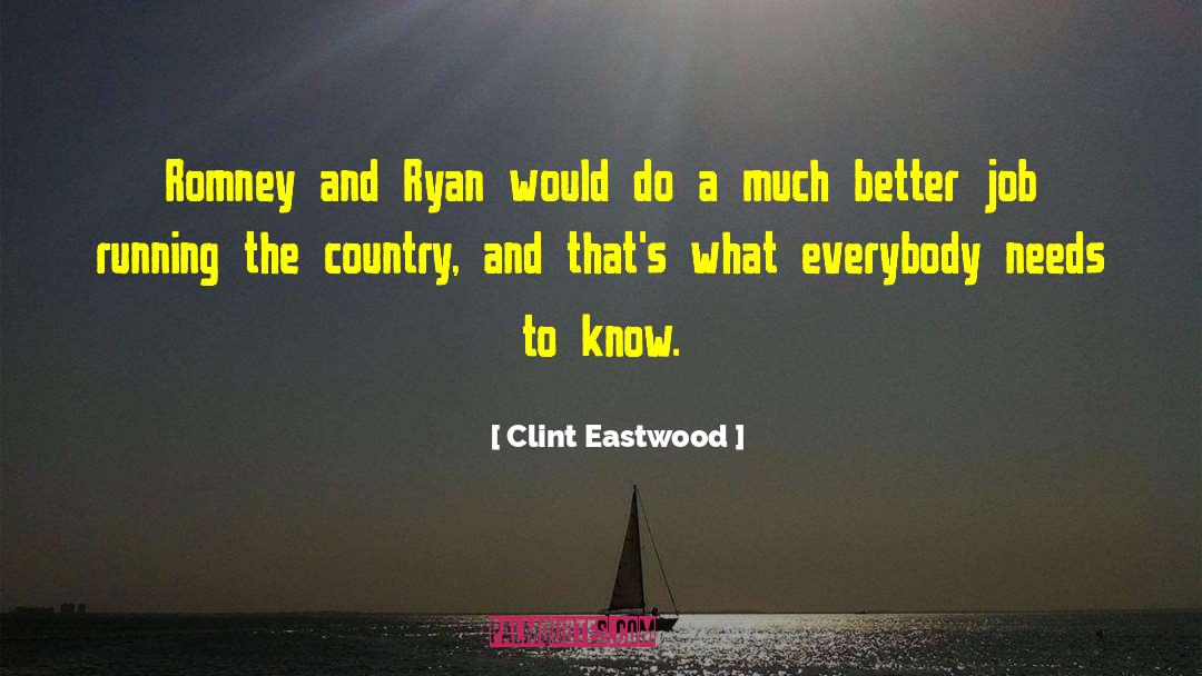 Motivational Cross Country Running quotes by Clint Eastwood