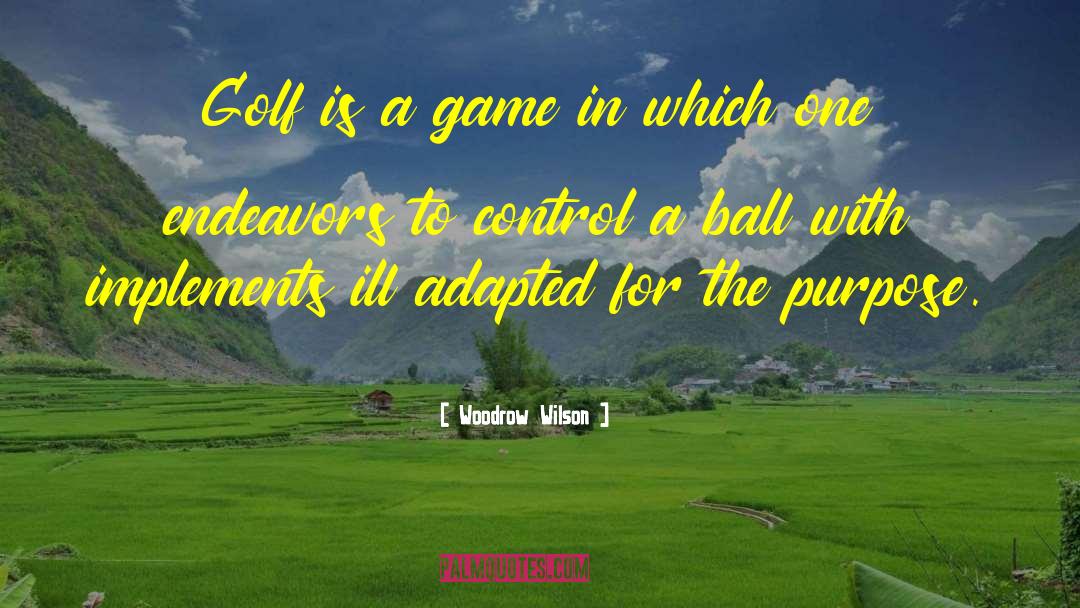 Motivational Golf quotes by Woodrow Wilson