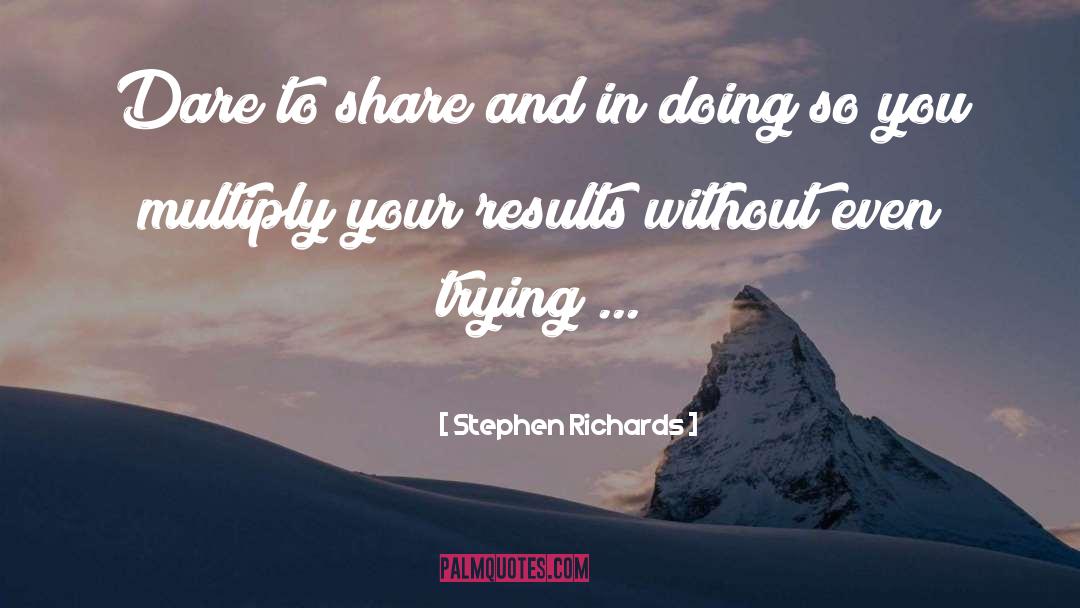 Motivational Individual quotes by Stephen Richards