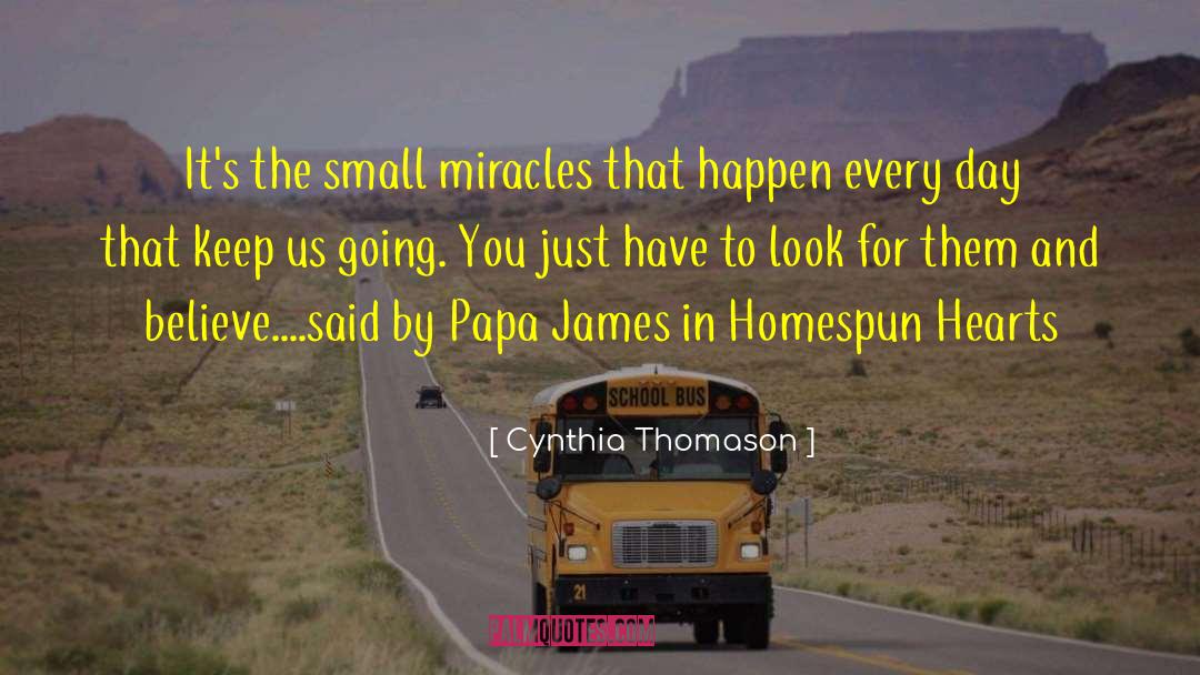 Motivational Keep Going quotes by Cynthia Thomason