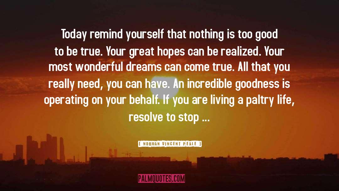 Motivational Positive quotes by Norman Vincent Peale