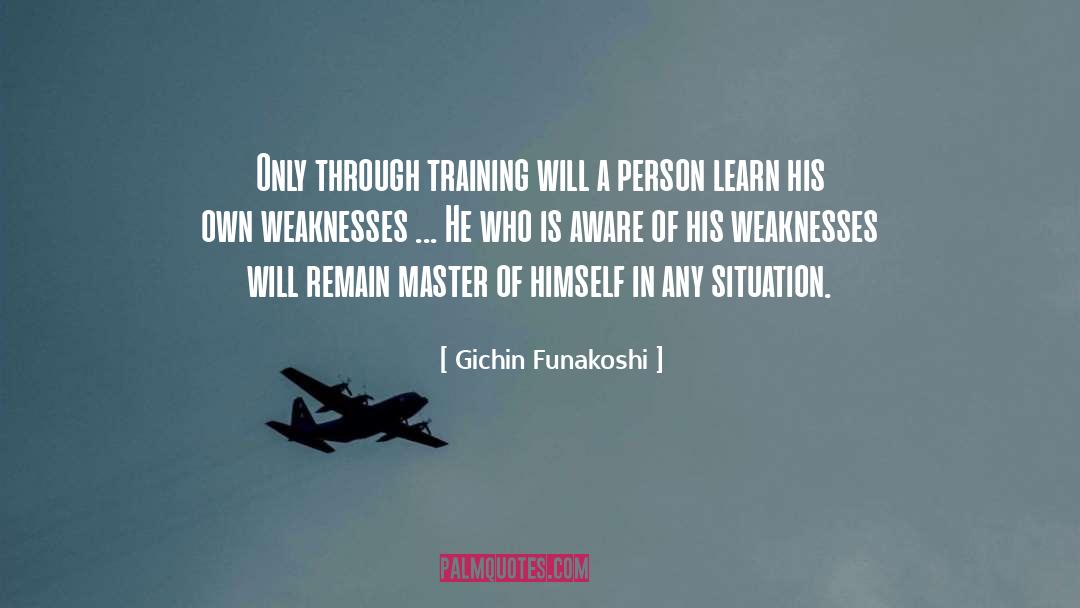 Motivational quotes by Gichin Funakoshi