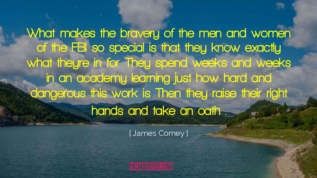 Motivational Work quotes by James Comey