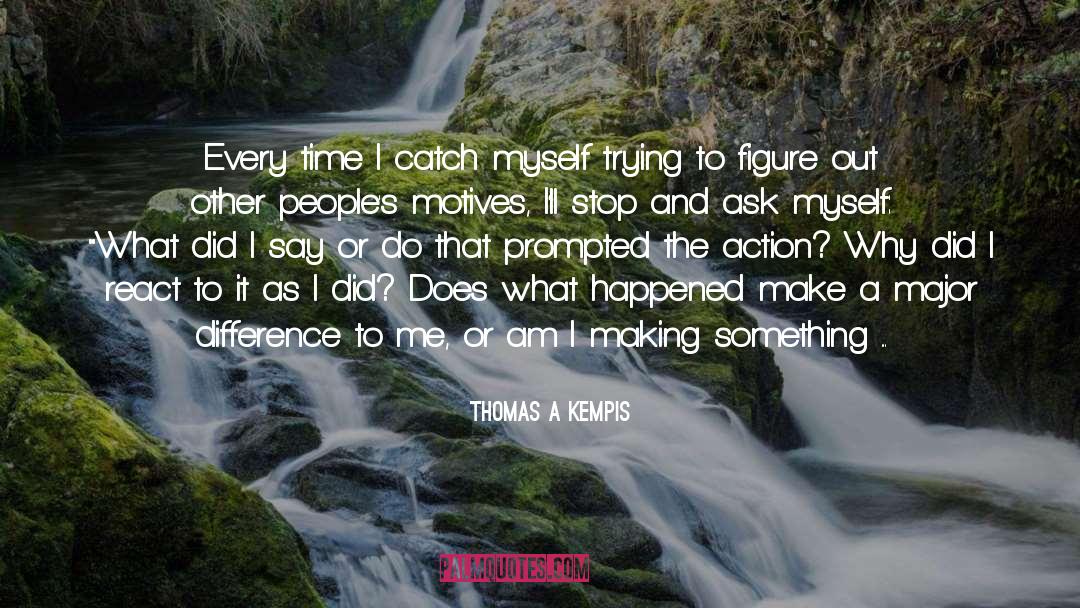 Motives quotes by Thomas A Kempis
